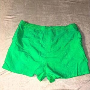 Vintage Gitano neon green shorts size large